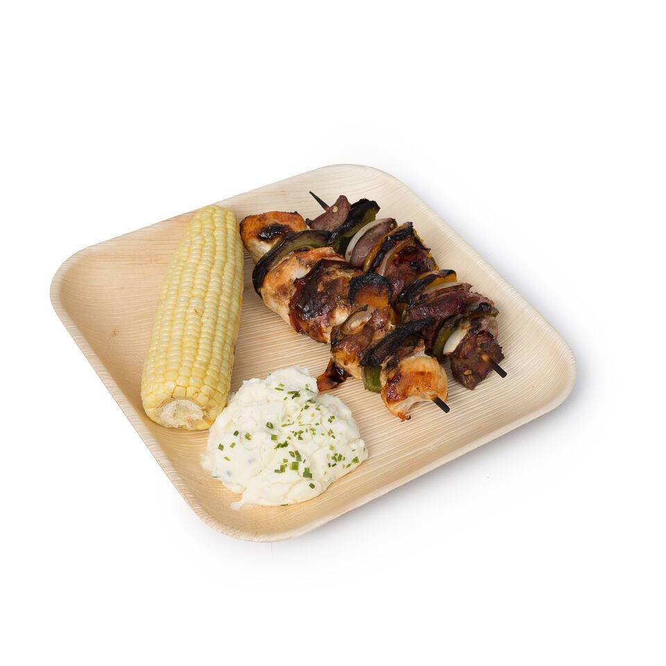Palm Leaf Square - Plates Set - Vedessi