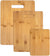 Bamboo 3-Piece Bamboo Serving and Cutting Board Set - Vedessi