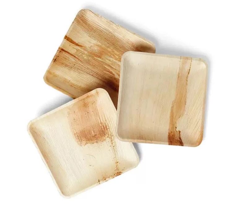 Palm Leaf Square - Plates Set - Vedessi