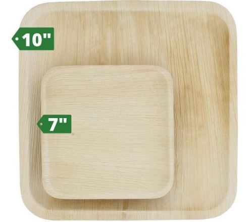 Palm Leaf Square - Plates Set - Vedessi