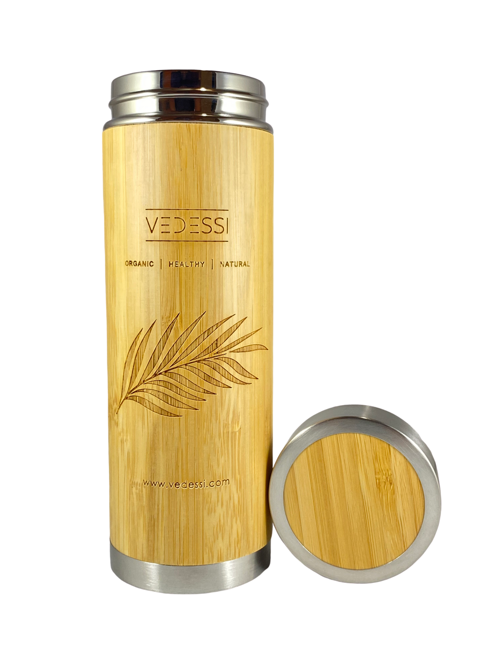 Bamboo Tumbler with Strainer - Vedessi