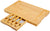 Bamboo Cheese Board with 4 Stainless Steel Cutting Knives