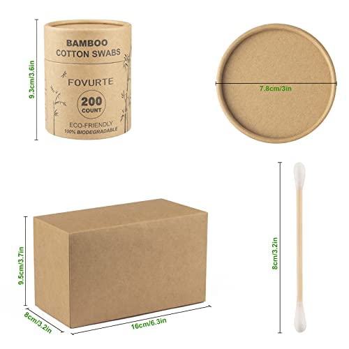 Organic Cotton Swabs - 400 count - Vedessi
