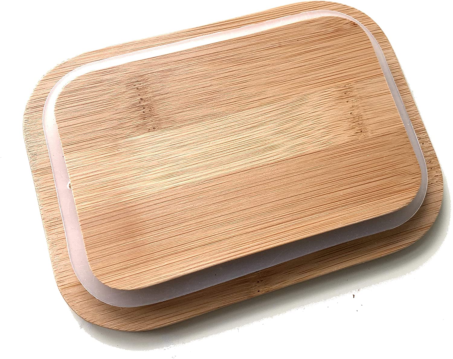 Glass Food Storage Containers with Bamboo Lids - 4 pc set - Vedessi