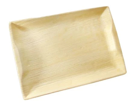 Palm Leaf Rectangle Platter Tray 14" x 10" Inch - Vedessi