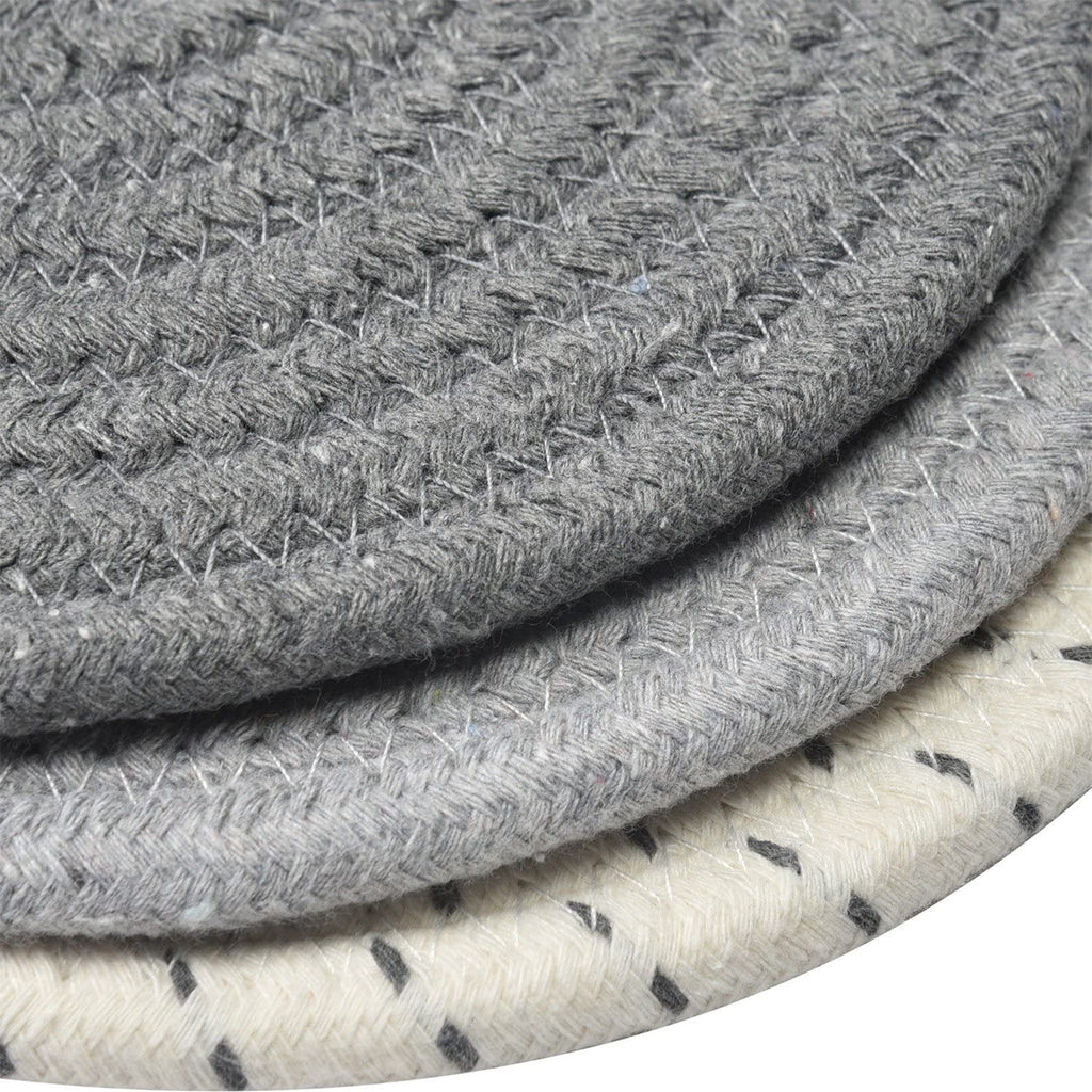 Potholders Set Trivets Set 100% Pure Cotton - (Set of 3) Stylish Coasters - Vedessi