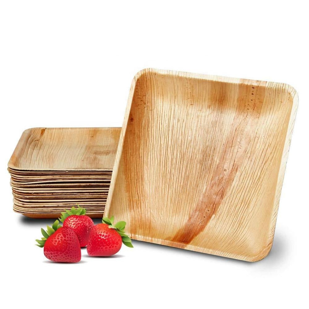 Palm Leaf Square - Plates Set - Vedessi