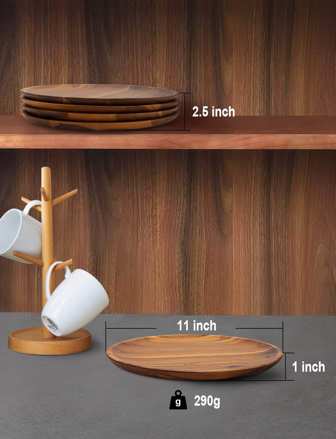 Wooden dinner plate hotsell