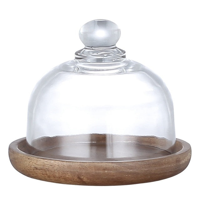 Mini Dessert Plate Acacia Wood Dessert Cup - Vedessi