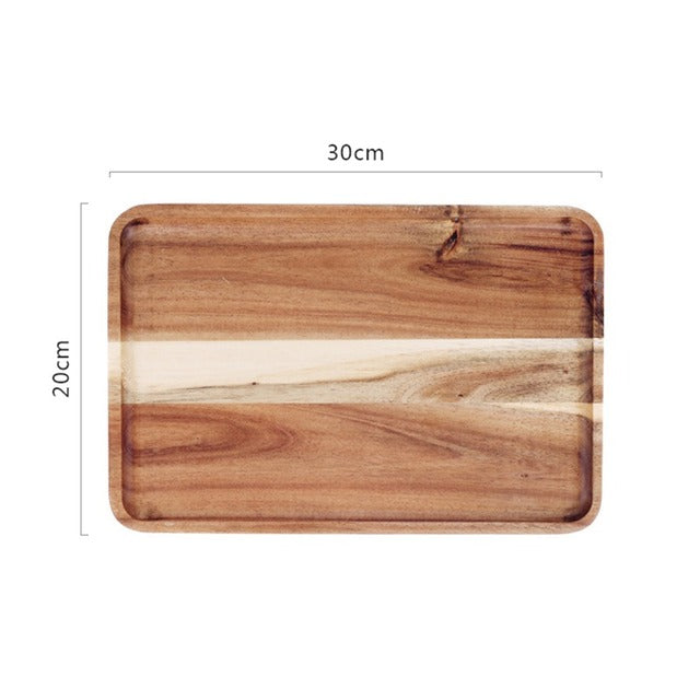 Rectangular Wooden Serving Tray - Vedessi